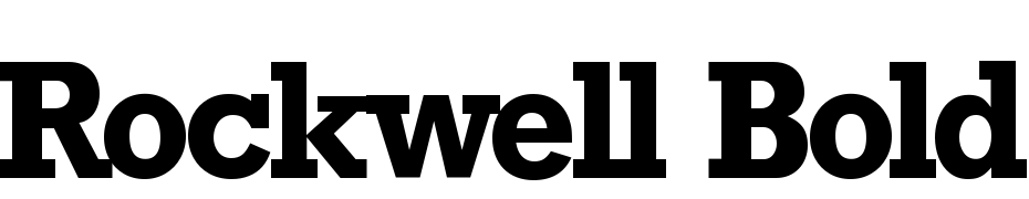 Rockwell Bold cкачати шрифт безкоштовно